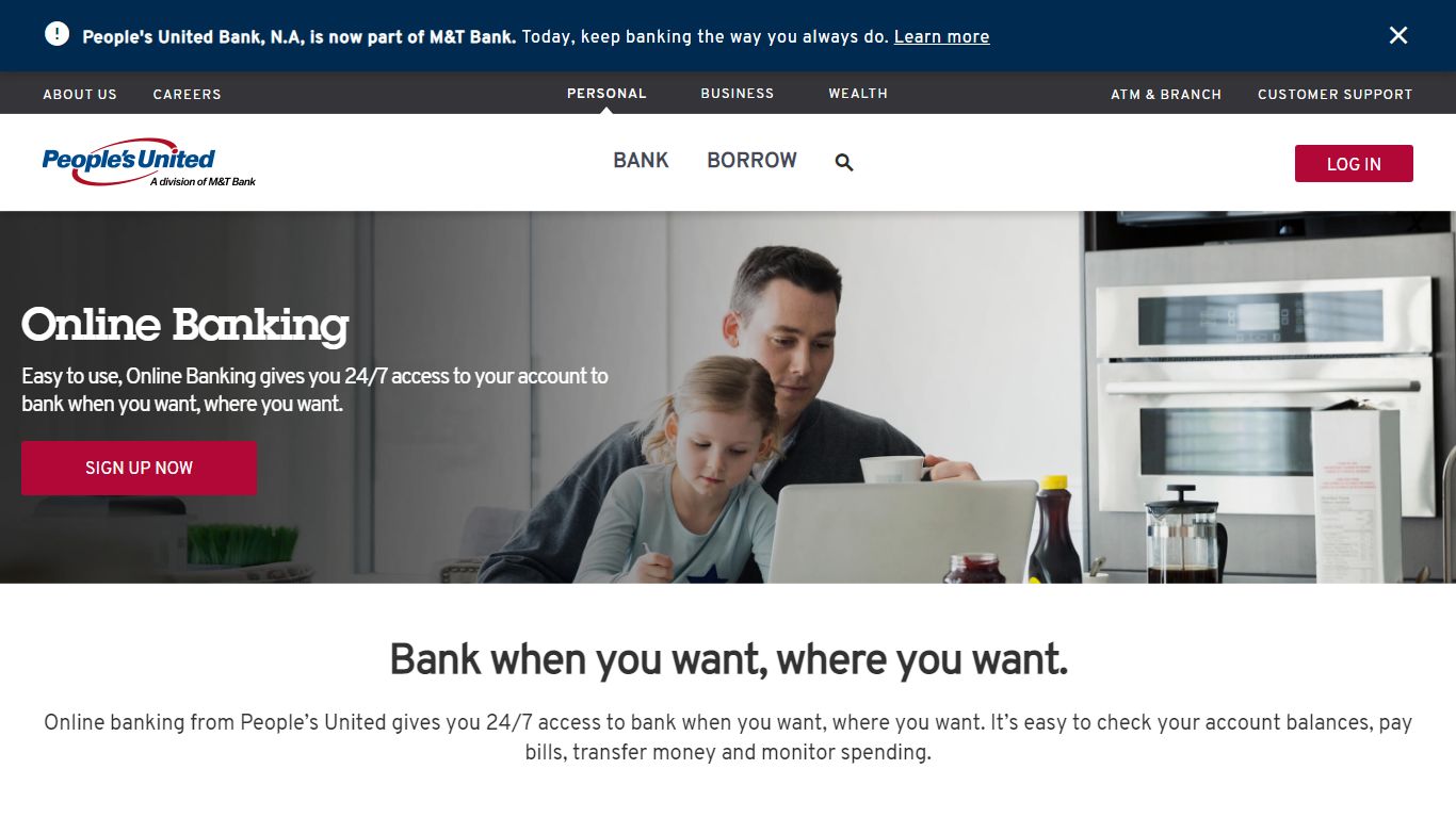 Convenient Online Banking | People's United Bank